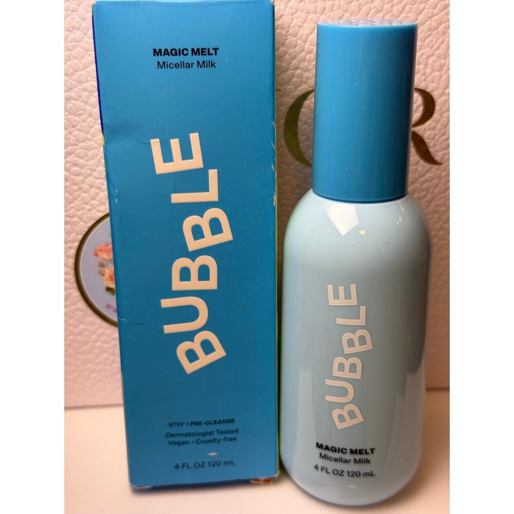 Bubble Beauty Pre-Cleanse Magic Melt Micellar Milk - 120 mL - NEW in Box